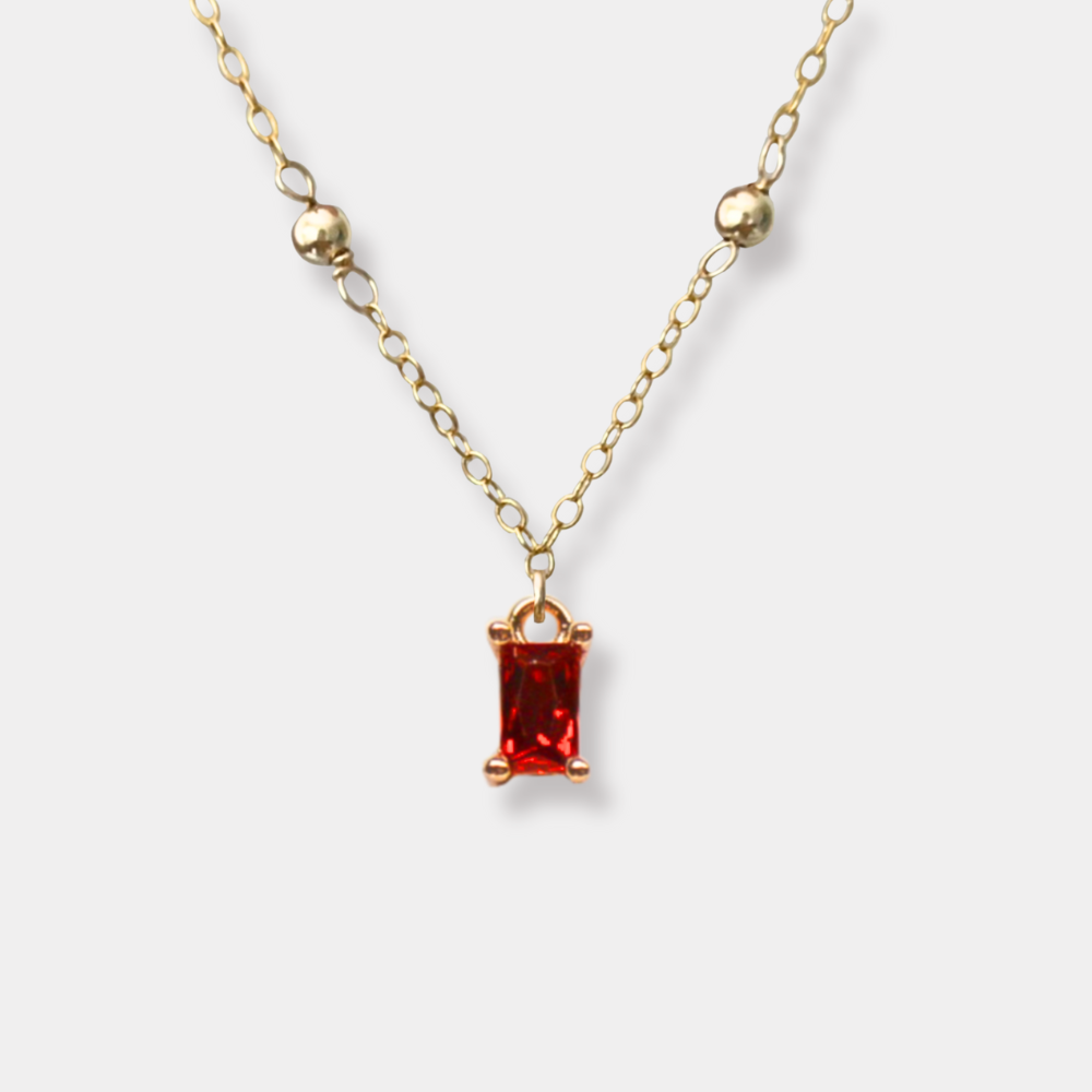 BIRTHSTONE NECKLACE