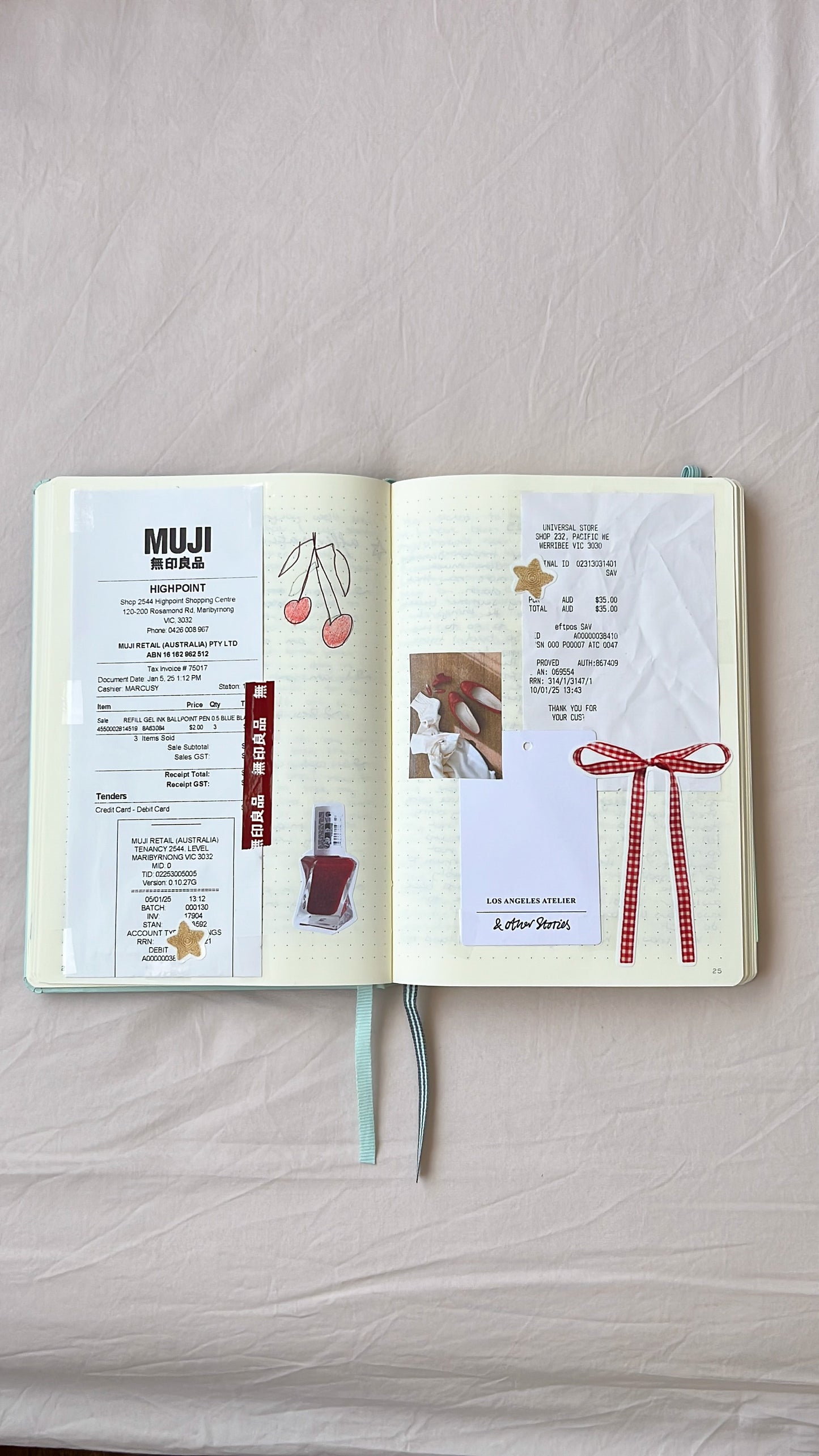 PICCOLINA DAISY X POISE N BERRIES CHERRY GIRL STICKER SHEET