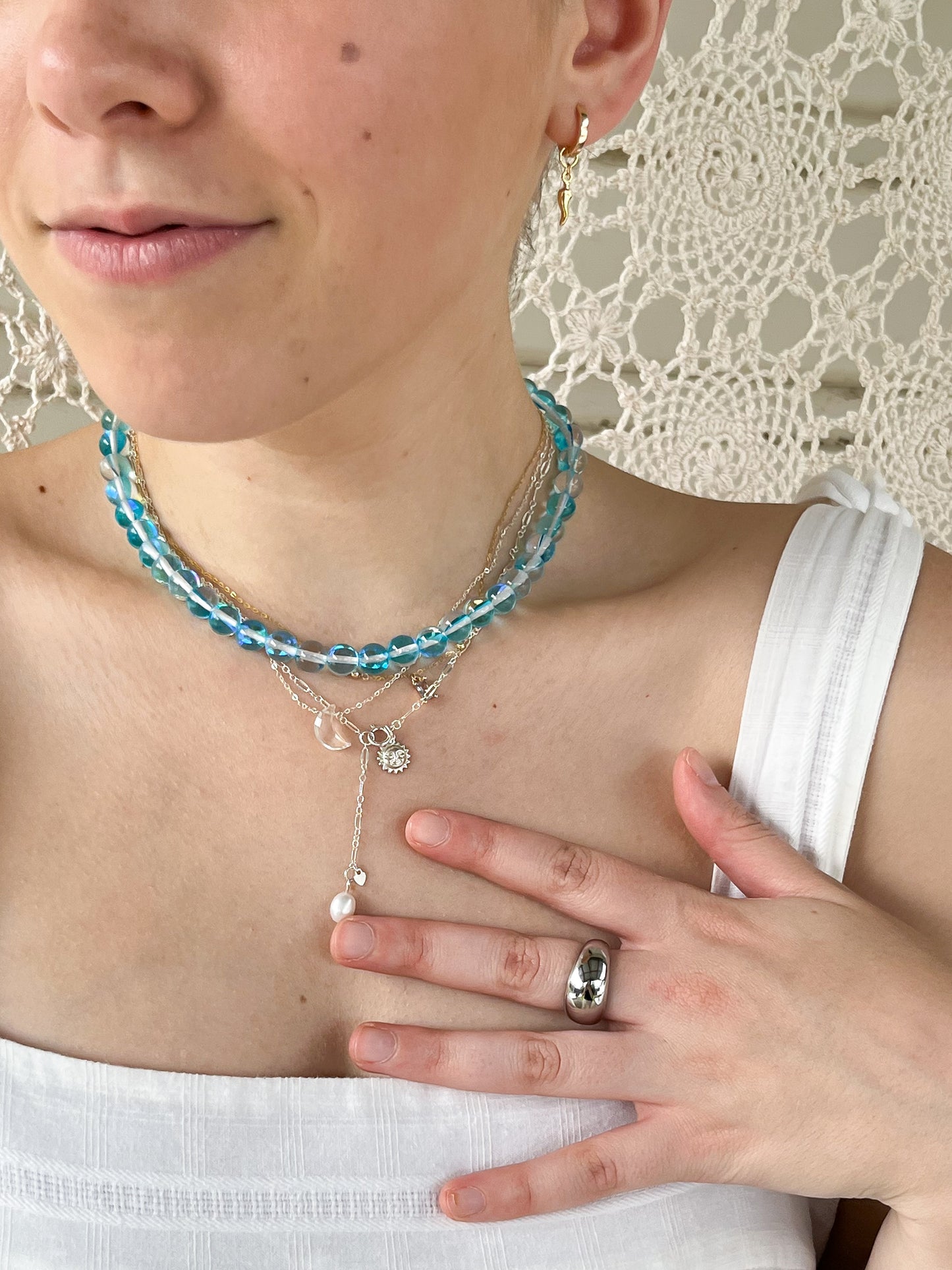 MINI FEGÁRI CHOKER | SILVER