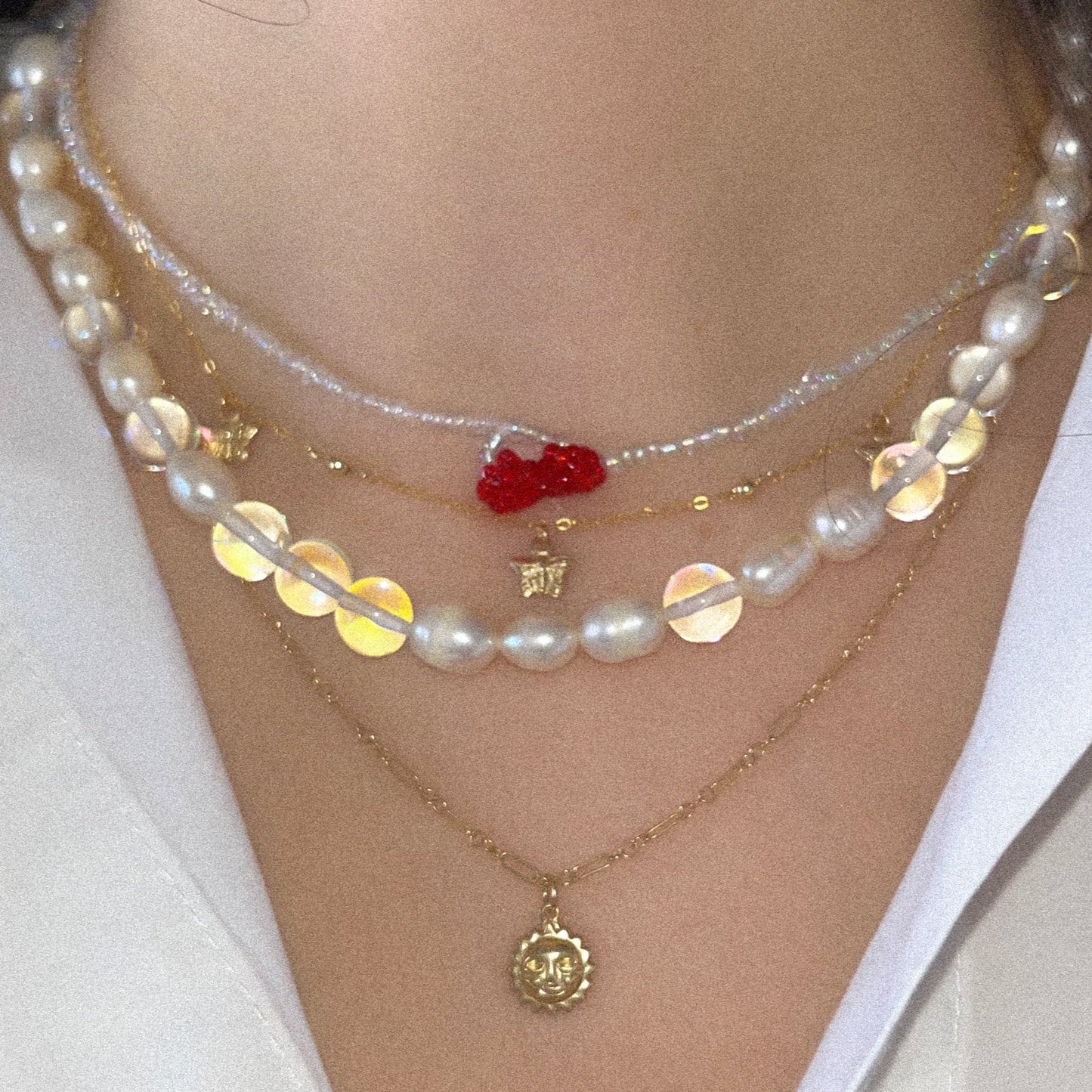 DISCO CHERRY NECKLACE