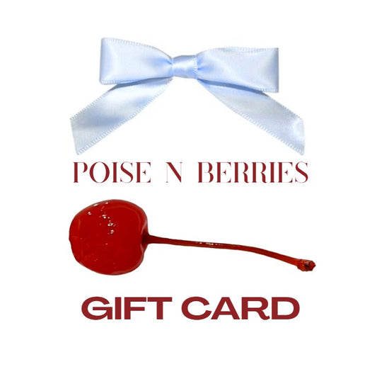 POISE N BERRIES GIFTCARD