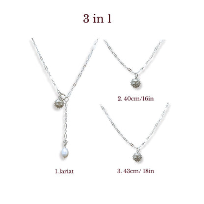 HELIOS NECKLACE | SILVER