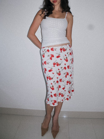 CORA | Bias cut midi skirt | PREORDER