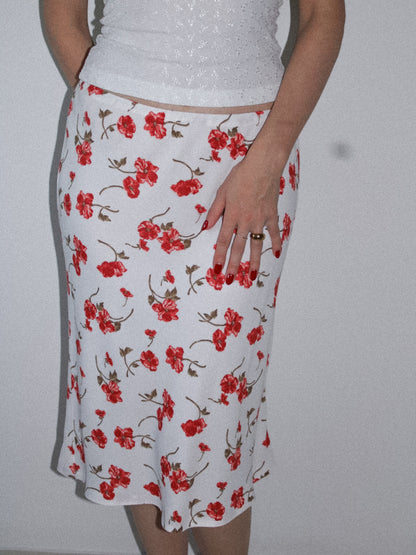 CORA | Bias cut midi skirt | PREORDER
