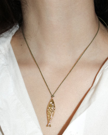 BARBOONI NECKLACE - OLIVE