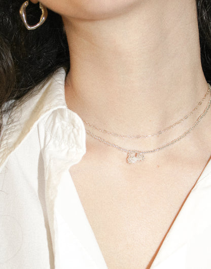 LACE CHOKER - SILVER