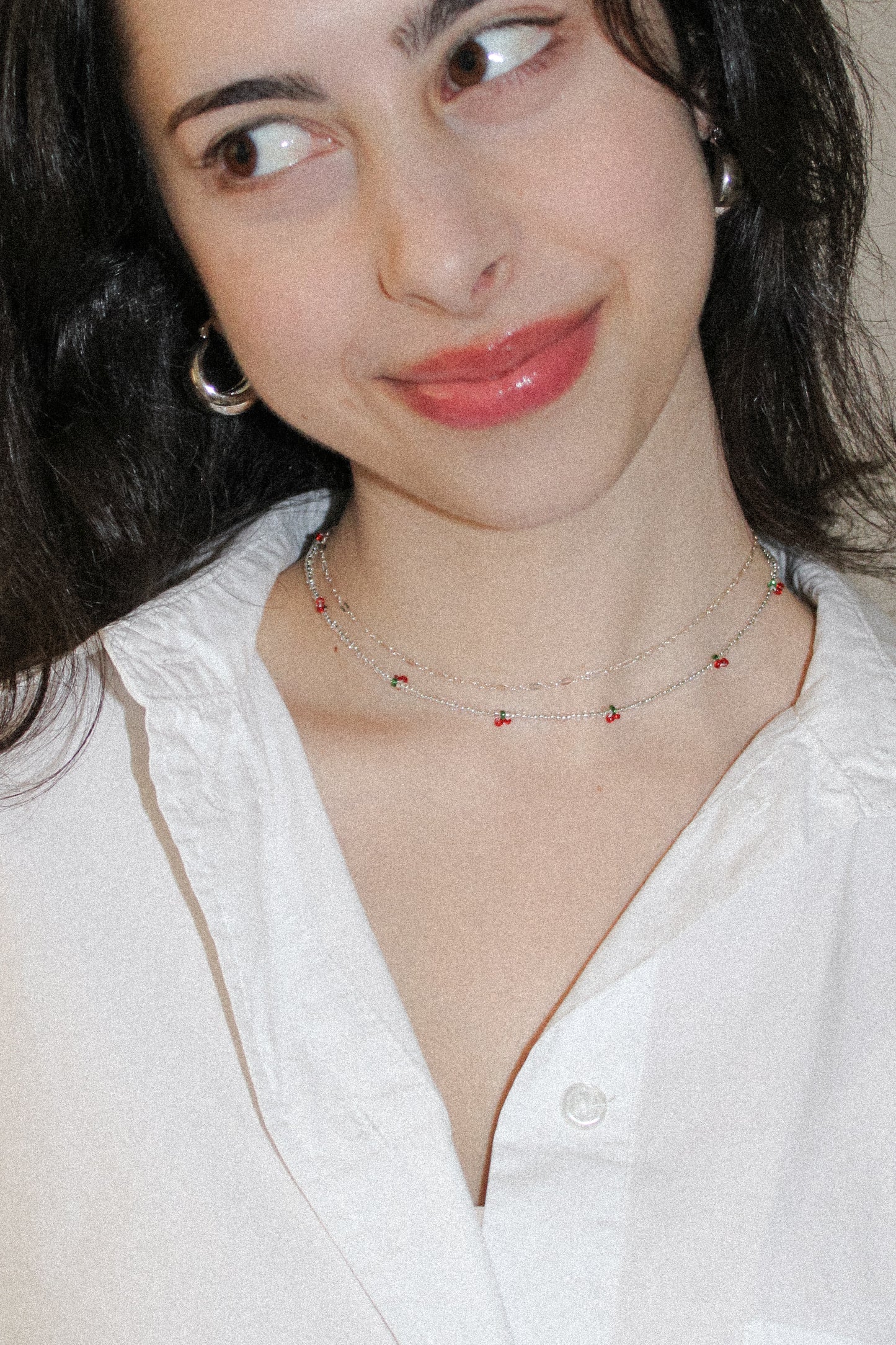 CHERRY GARLAND NECKLACE