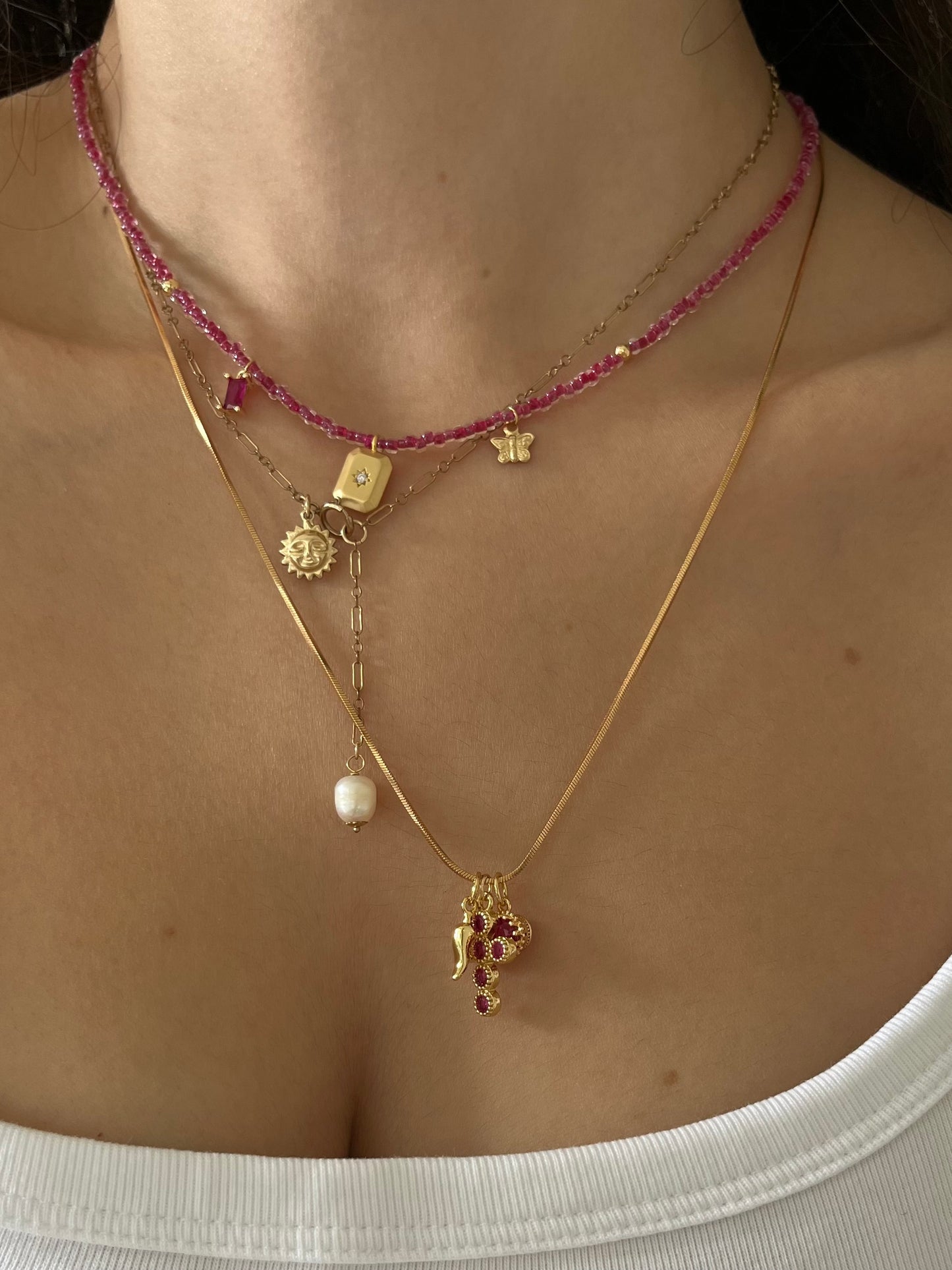 STAVRO CHARM NECKLACE