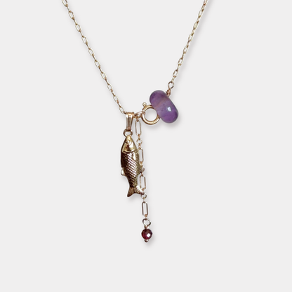 BARBOONI LARIAT | AMETHYST