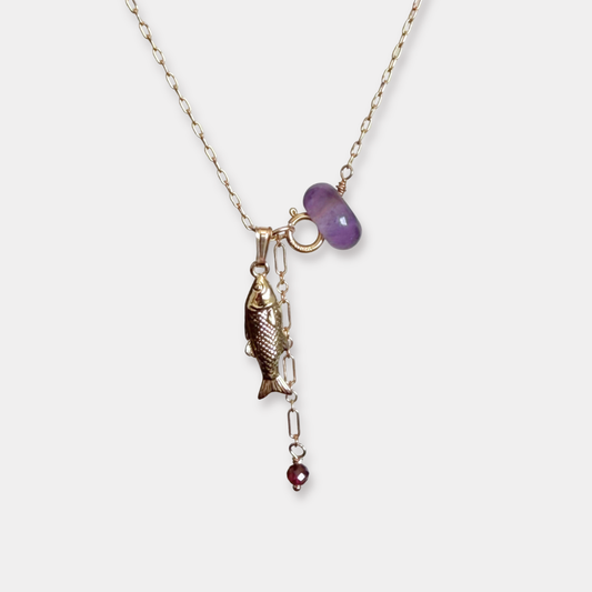 BARBOONI LARIAT | AMETHYST
