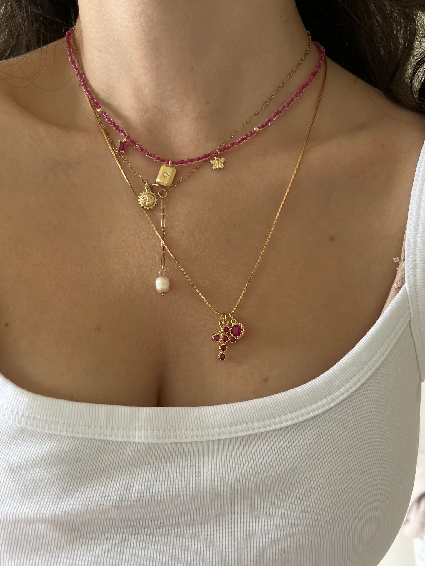 STAVRO CHARM NECKLACE