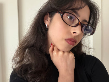 ONYX GIRL EARRINGS