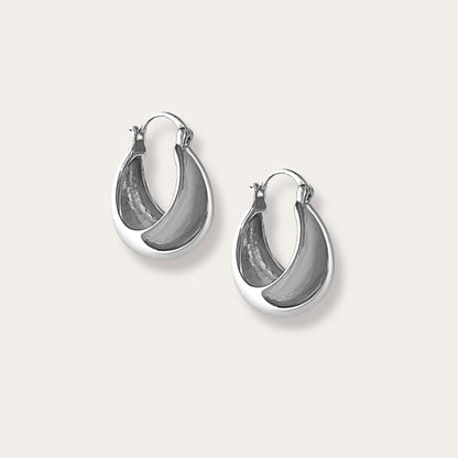 ALKMENE HOOPS - SILVER