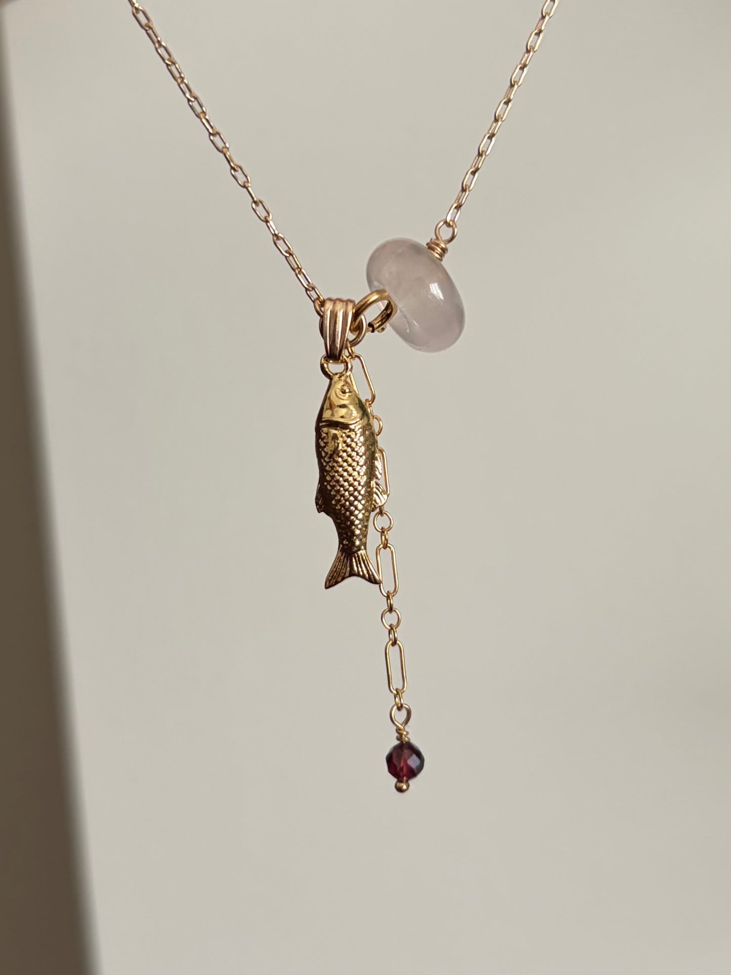 BARBOONI LARIAT | ROSE QUARTZ