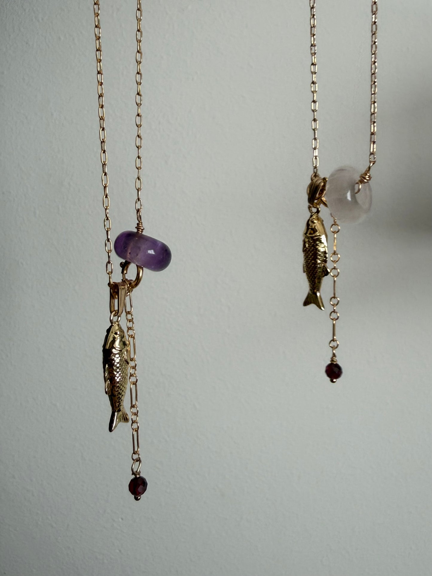 BARBOONI LARIAT | ROSE QUARTZ
