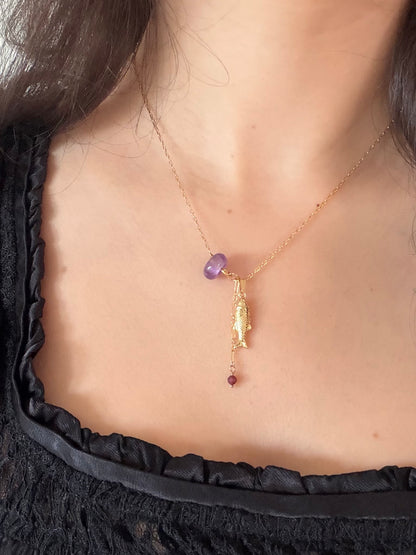 BARBOONI LARIAT | AMETHYST