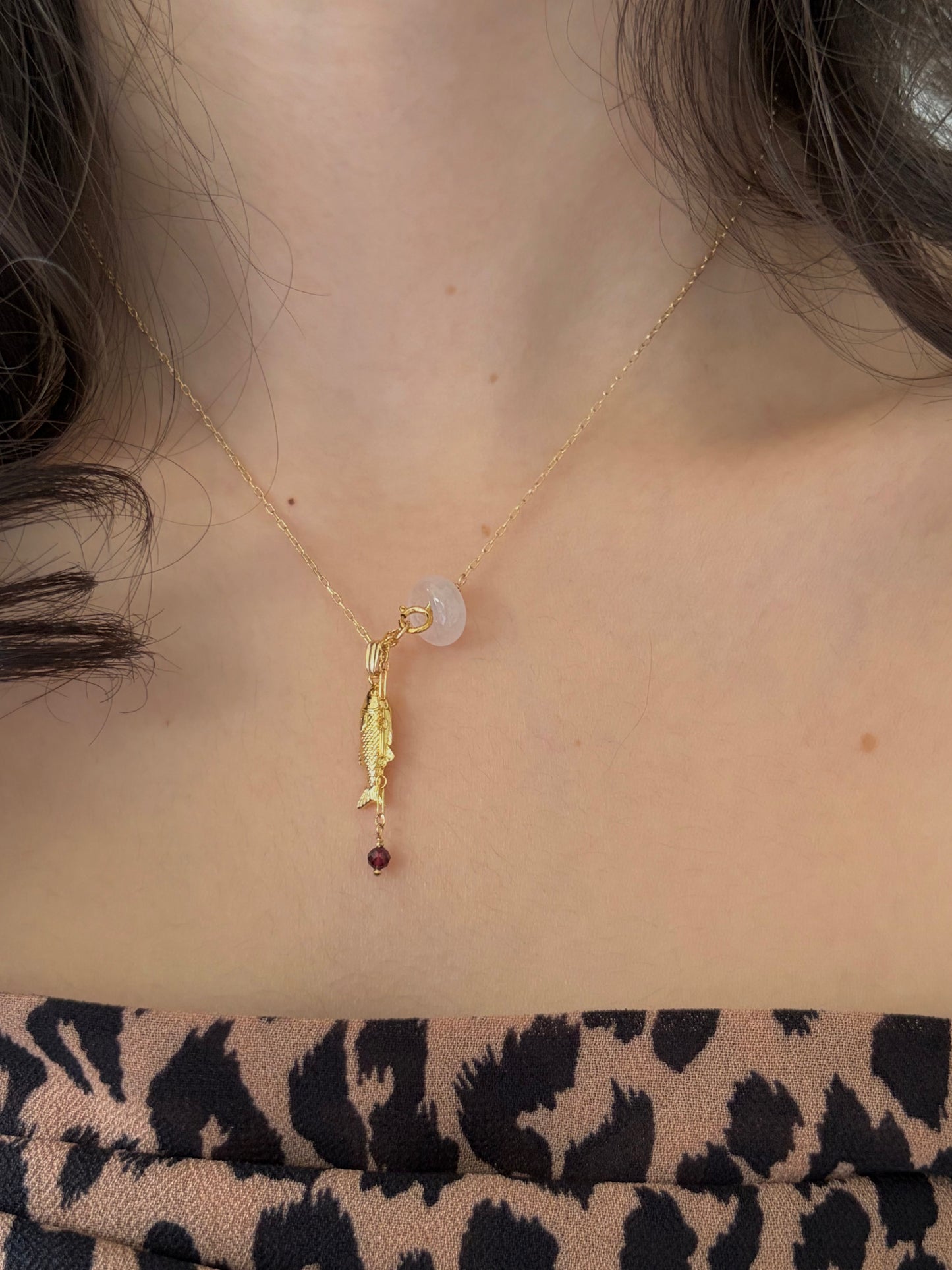BARBOONI LARIAT | ROSE QUARTZ