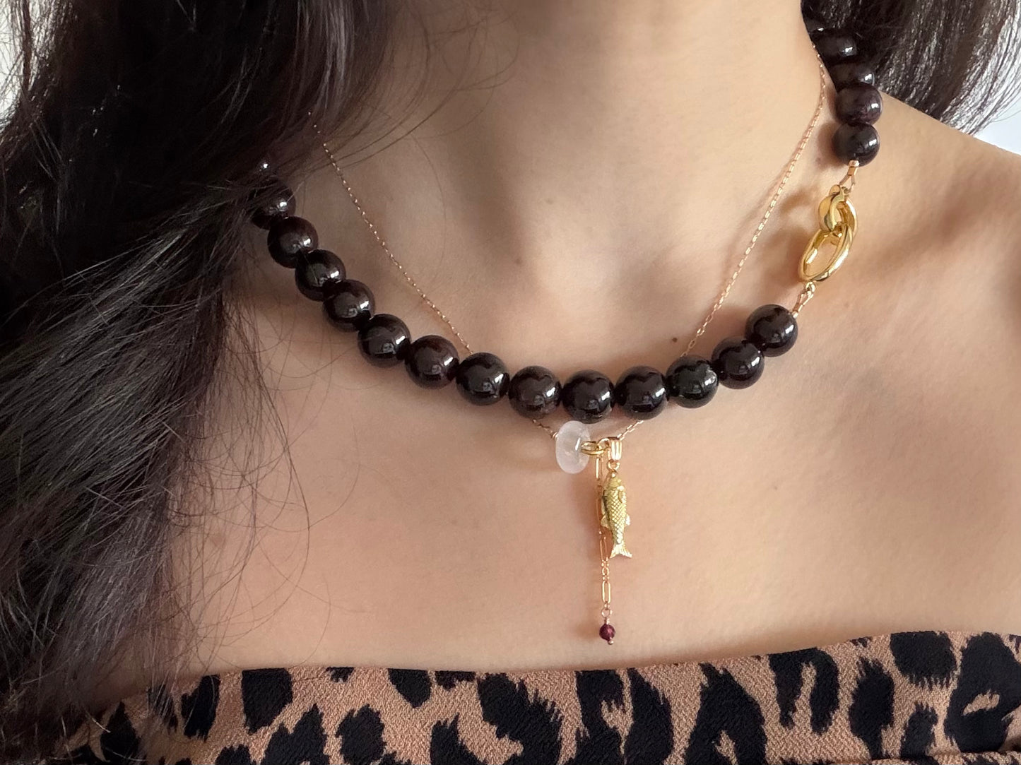 BARBOONI LARIAT | ROSE QUARTZ