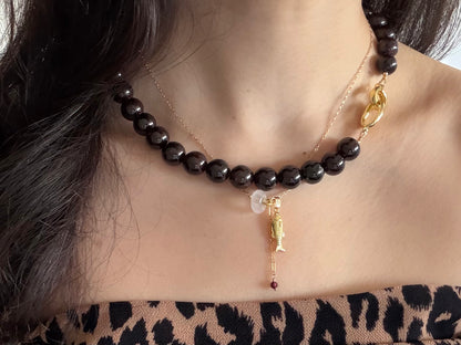 BARBOONI LARIAT | ROSE QUARTZ