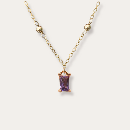 BIRTHSTONE NECKLACE