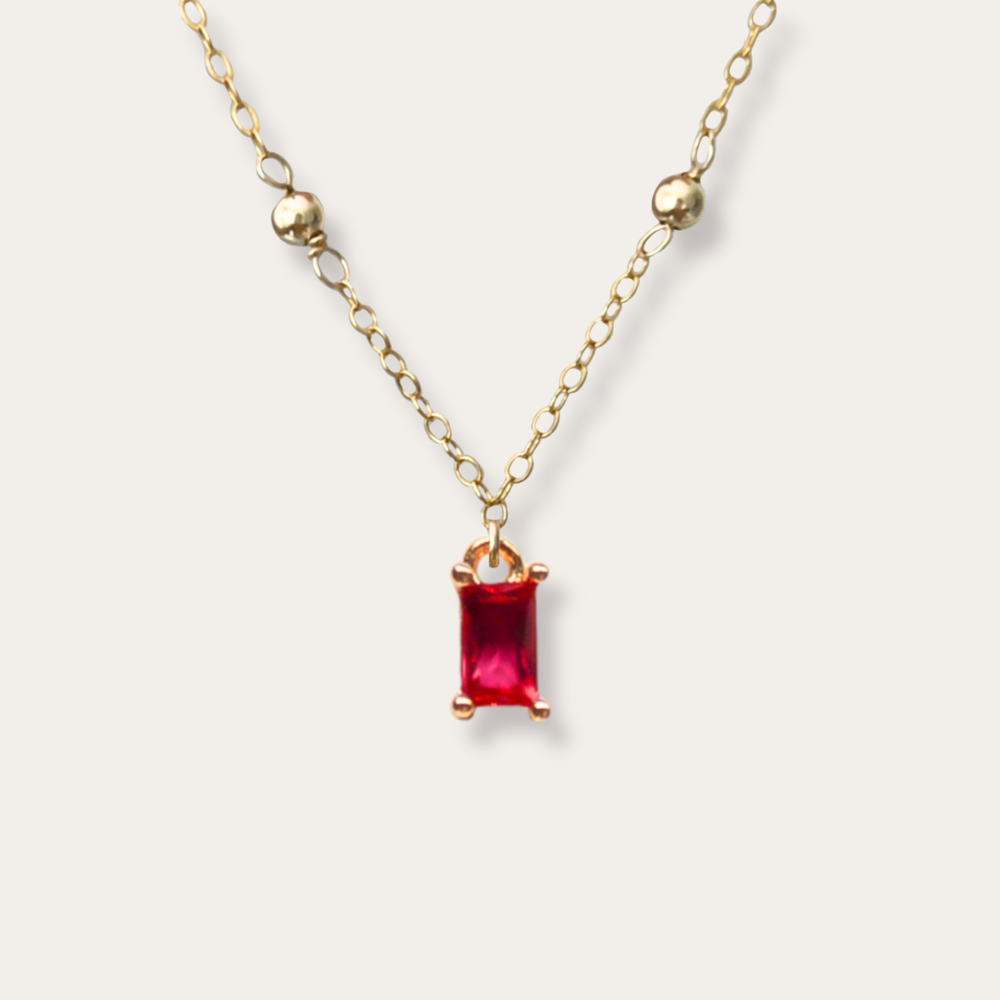 BIRTHSTONE NECKLACE