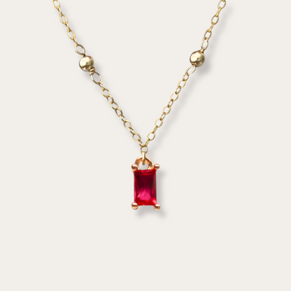 BIRTHSTONE NECKLACE